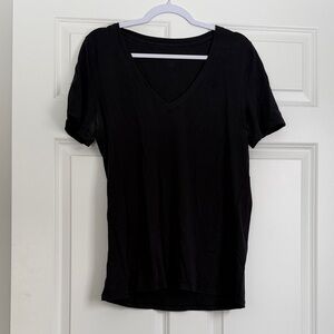 Lululemon Classic Black V-Neck Women's Top